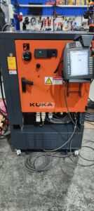 KUKA KRC4 8-axis control cabinet with modern network interfaces