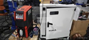 KUKA KRC4 9-axis control cabinet with modern Ethernet connectivity