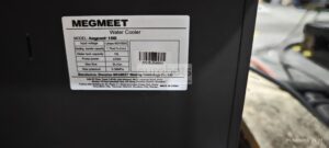 Megmeet integrated water cooling system for extended welding duty cycles
