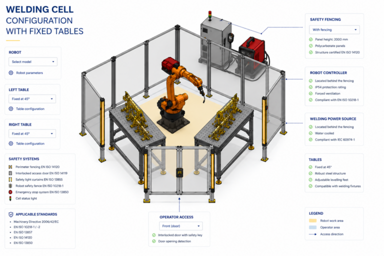 Robot + Welder Welding Cell — Configurable Build