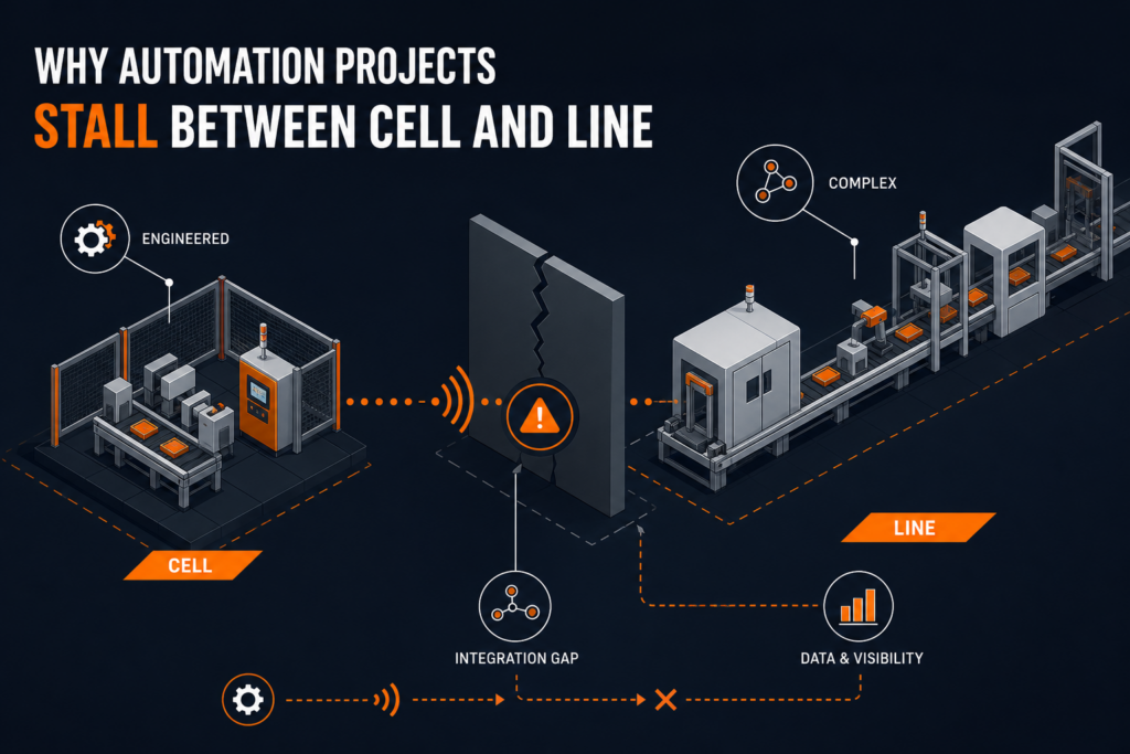 Why Automation Projects Stall Between Cell and Line