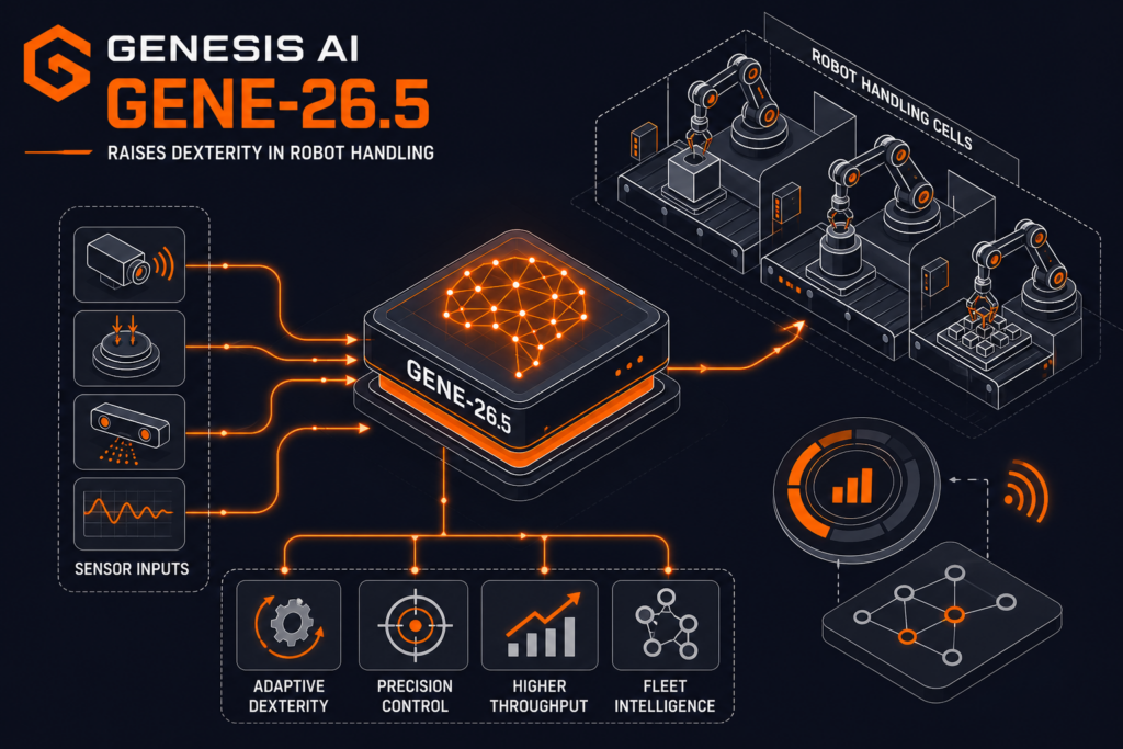 Genesis AI GENE-26.5 Raises Dexterity in Robot Handling