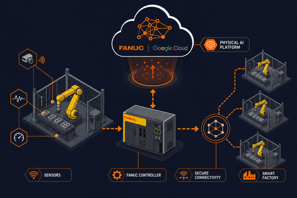 FANUC and Google Push Physical AI for Factory Robots