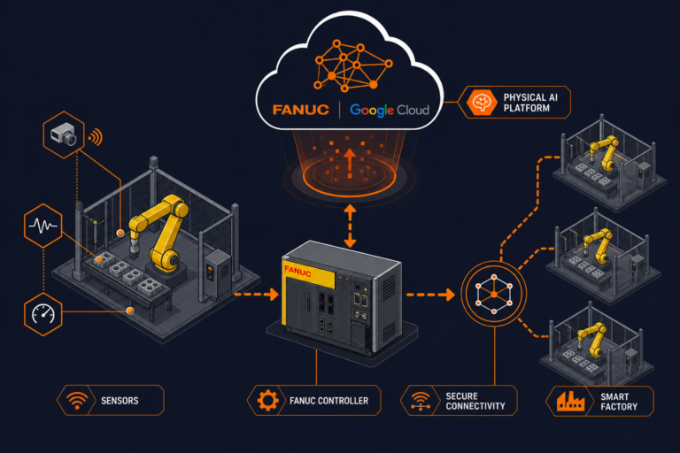 FANUC and Google Push Physical AI for Factory Robots
