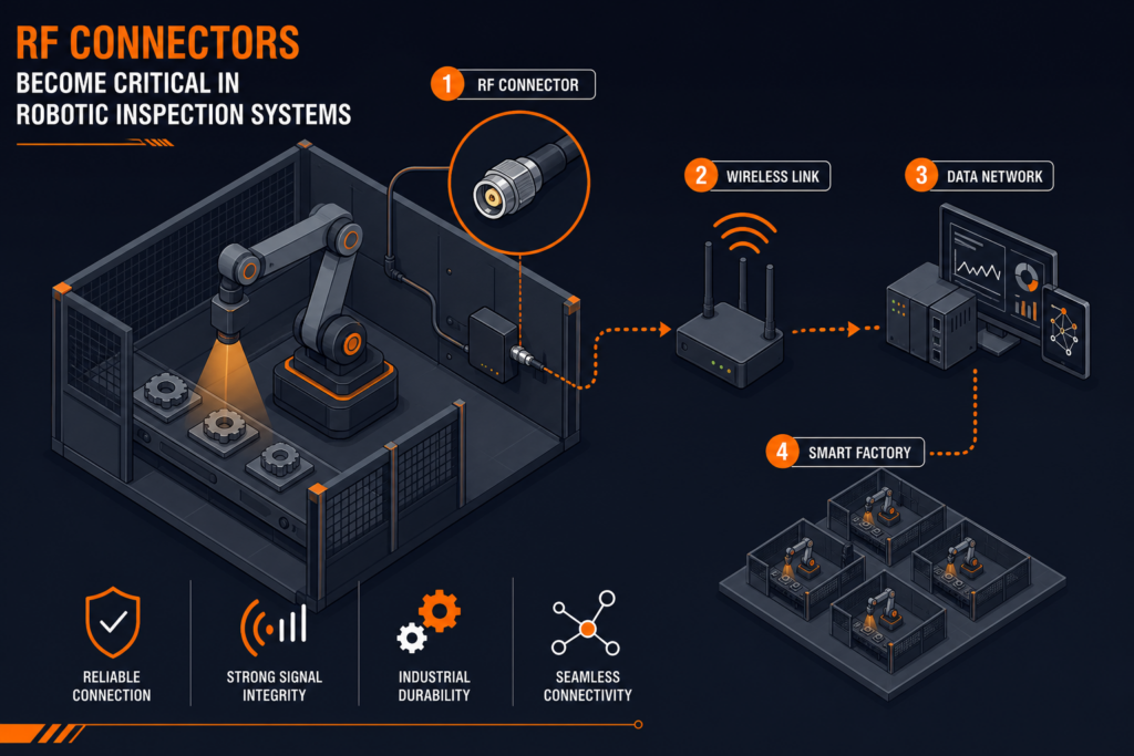 RF Connectors Become Critical in Robotic Inspection Systems
