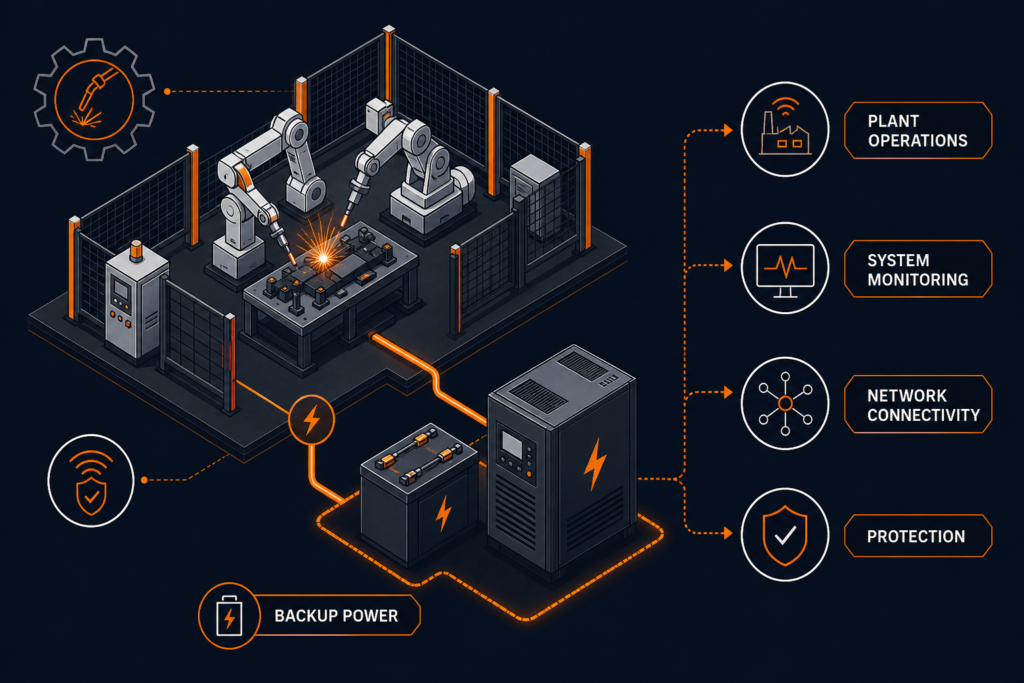 Backup Power Becomes Critical for Robotic Welding Cells