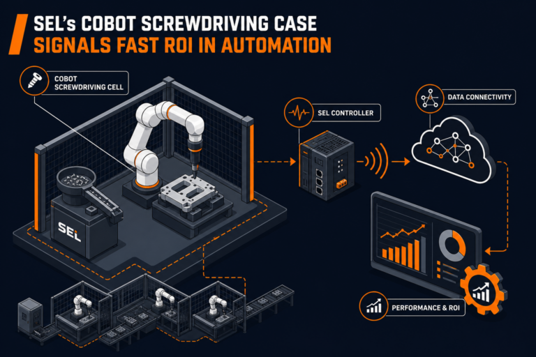SEL’s Cobot Screwdriving Case Signals Fast ROI in Automation