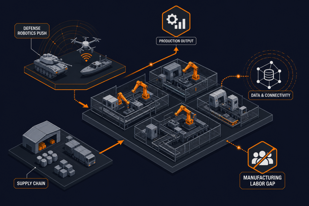 Defense Robotics Push Highlights Manufacturing Labor Gap