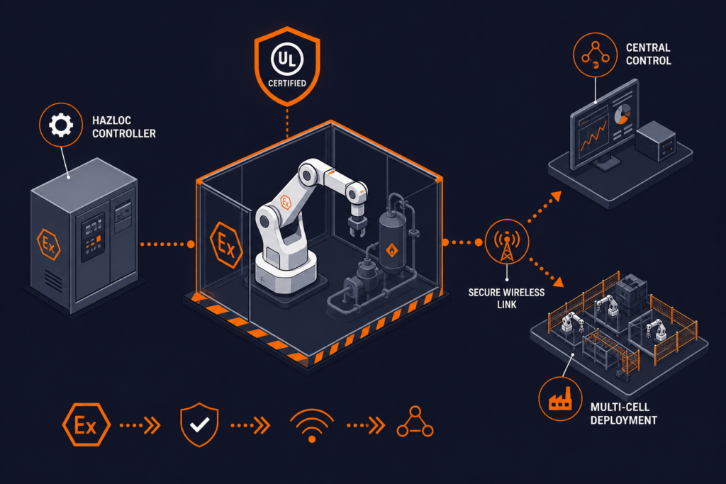 ExRobotics Debuts UL-Certified Robot for Hazardous Areas