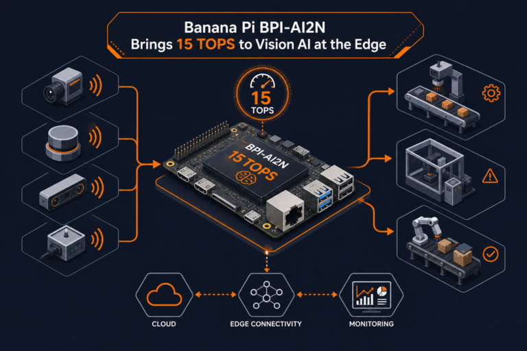 Banana Pi BPI-AI2N Brings 15 TOPS to Vision AI at the Edge