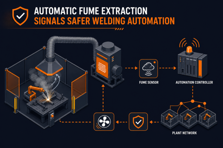 Automatic Fume Extraction Signals Safer Welding Automation